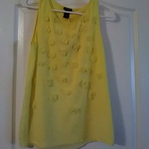 Ann taylor yellow flower top